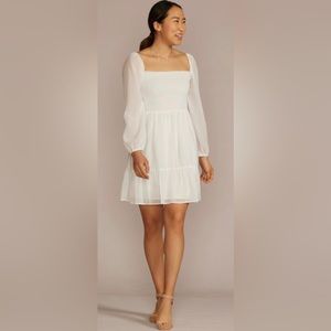 White Chiffon Dress